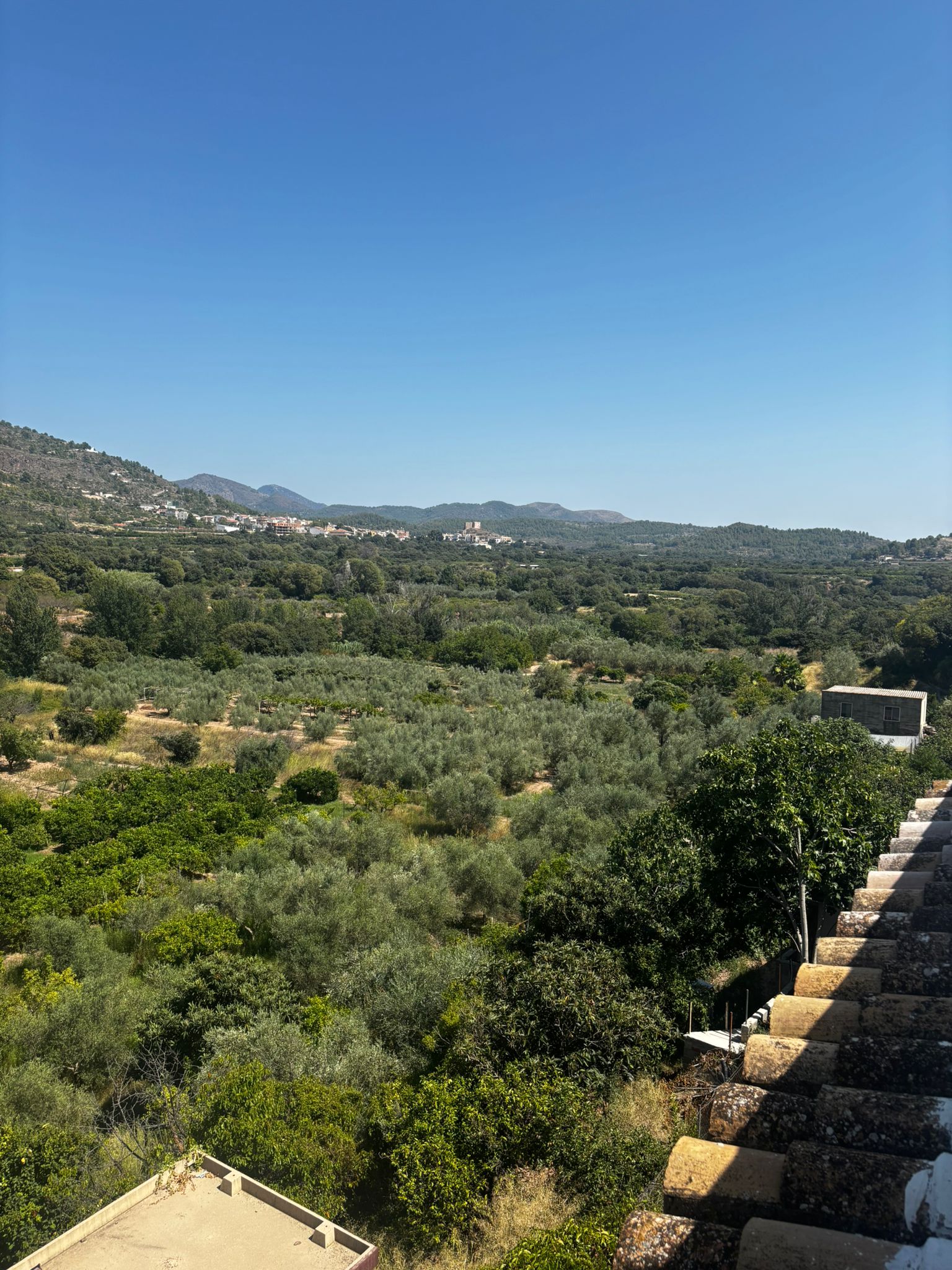 Vistas de montaña desde El Mirador de Espadán